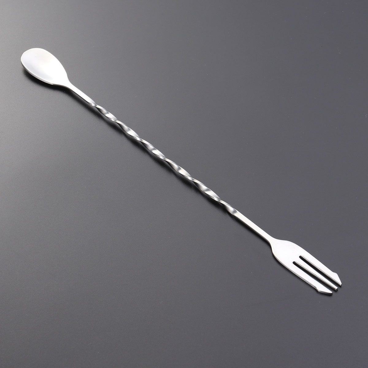 Bar Spoon Twisted - Forchetta e cucchiaio per cocktail in