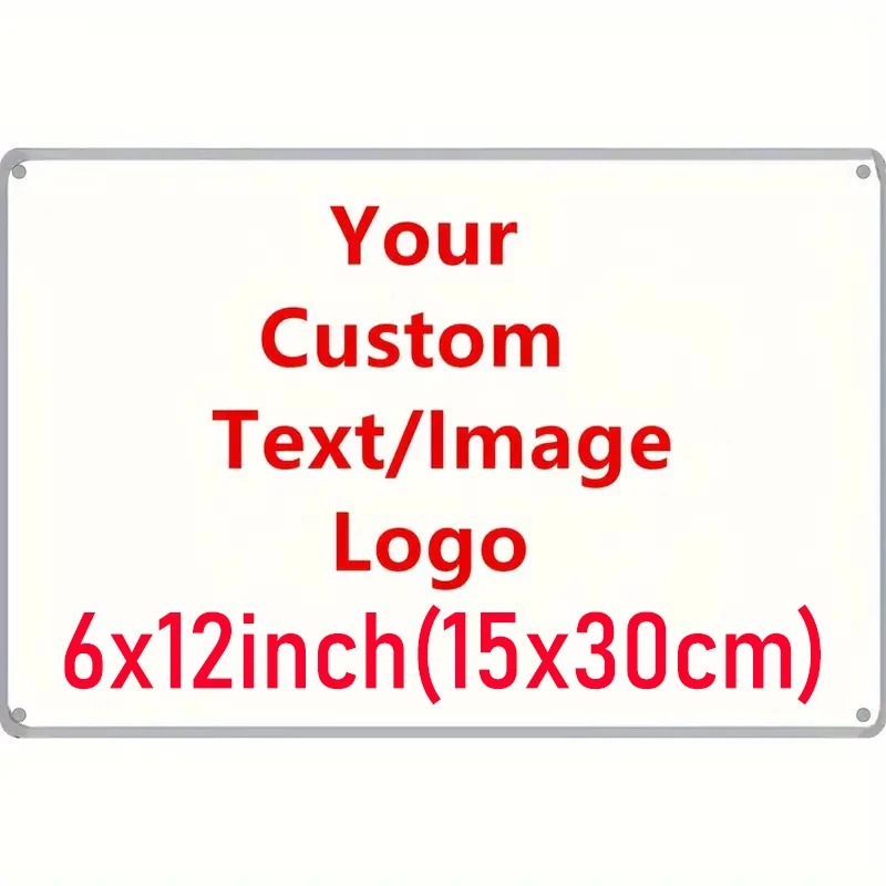 Home Bar Signs - Targa in metallo personalizzata da 6×12