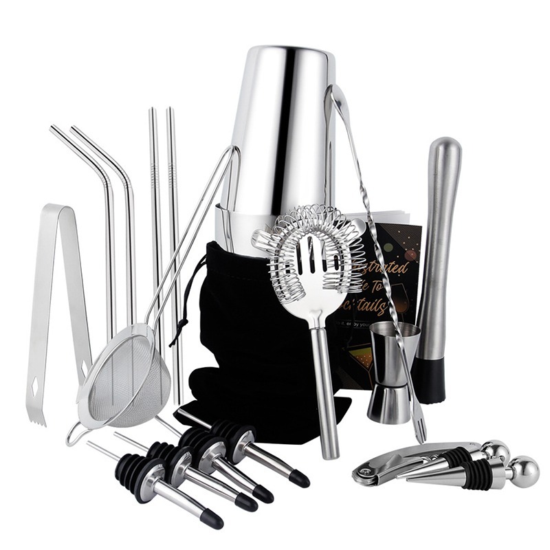 Boston Shaker Set - Set di 14/20/23/25 Pezzi Shaker per