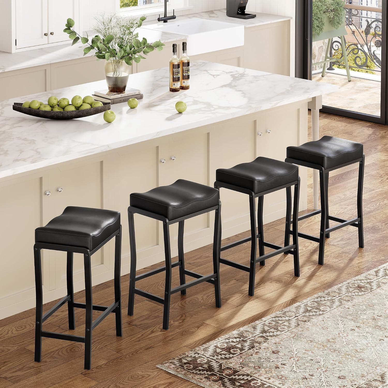 Home Bar Lounge - Set di Sgabelli da Bar Altezza