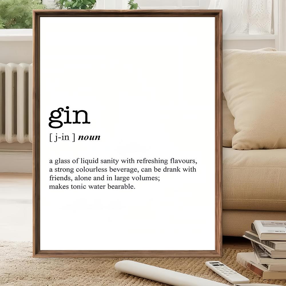 Home Bar Word - Poster da Parete HD con Definizione