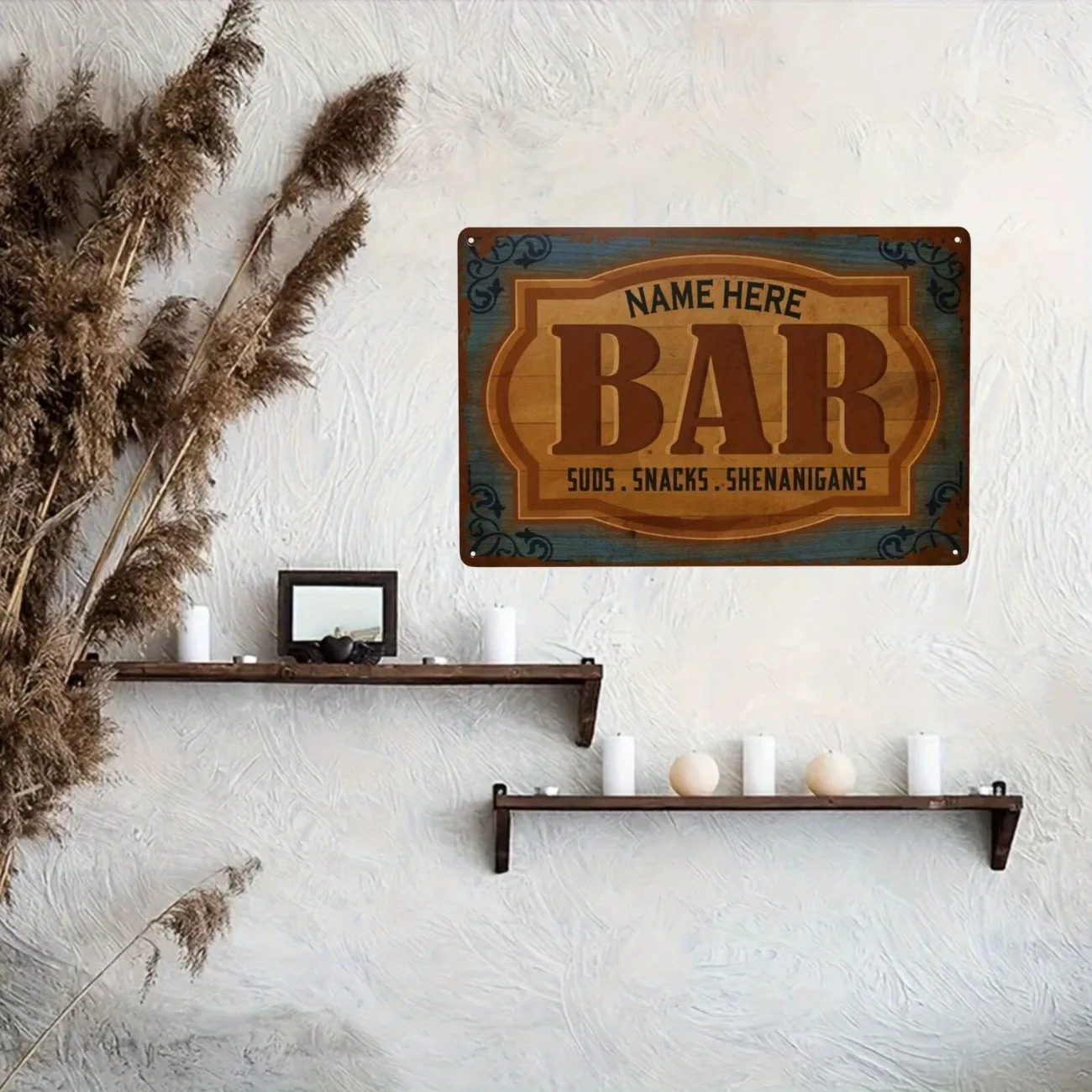 CIFbuy Insegna Metallica Piatt - Home Bar Signs recensione e prezzo