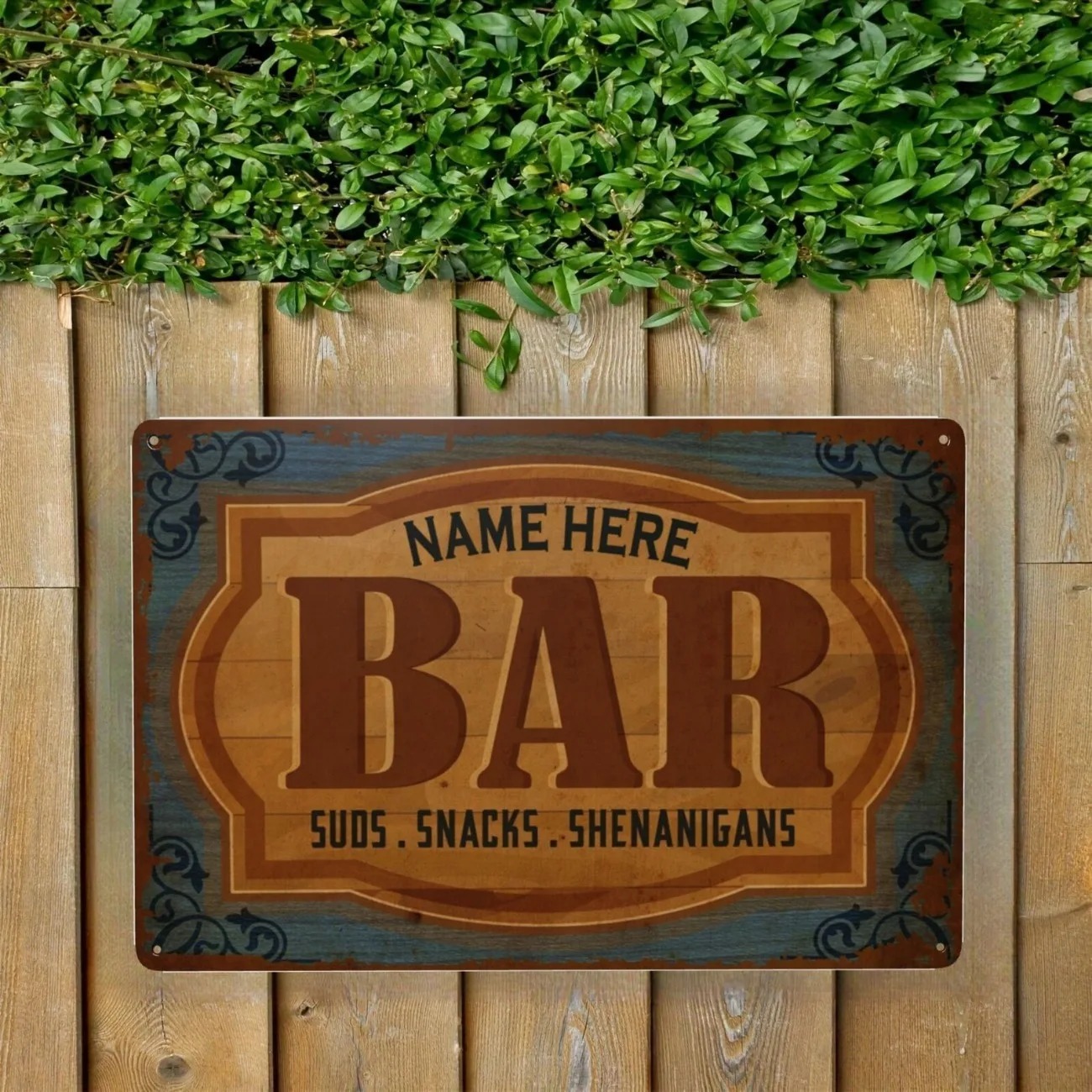 CIFbuy Insegna Metallica Piatt - Home Bar Signs recensione e prezzo