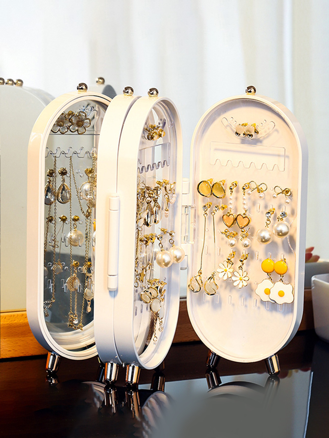 Armadietto Portagioie con Spec - Bar Cart Gold recensione e prezzo